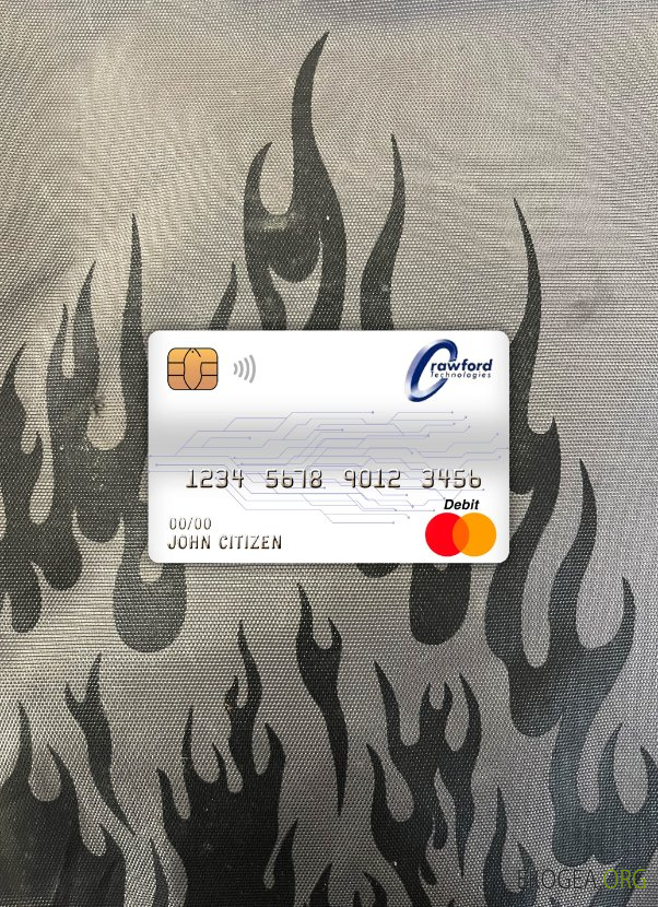 Canada Crawfordtech banque carte de débit principale photolook avant